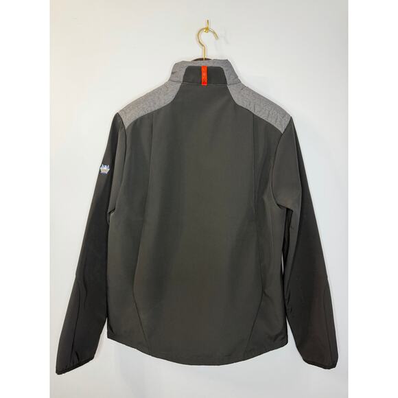 RLX Ralph Lauren Golf Hybrid Half-Zip Pullover Jacket Grey Men's M - Picture 3 of 9